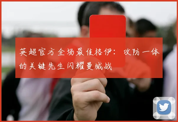 英超官方全场最佳格伊：攻防一体的关键先生闪耀曼城战